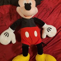 JUMBO Disney Mickey Mouse X-Large 27”Stuffed Plush Character Doll Classic Disney/Buy It Now or Best Offer