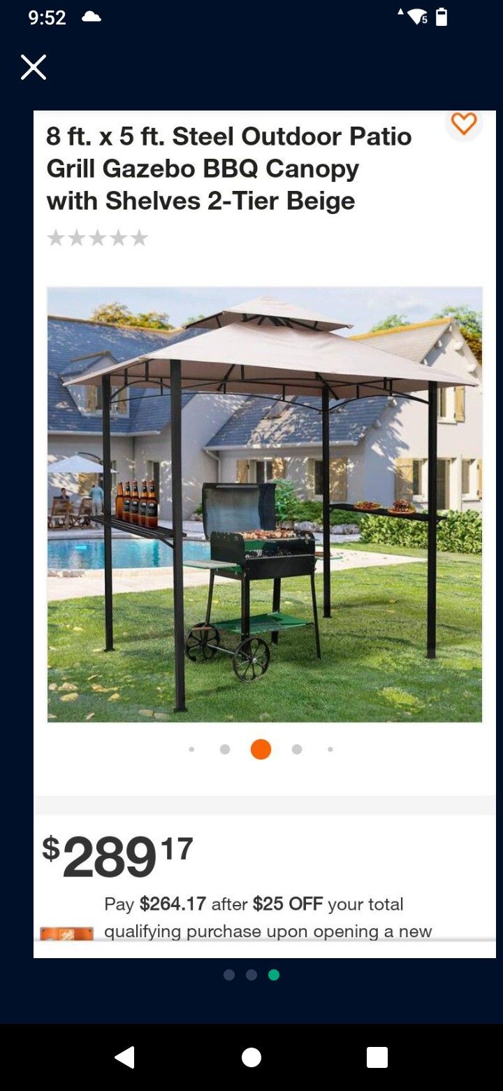 Barbecue Gazebo Barbecue Tent Patio Gazebo Outdoor Patio Gazebo 🆕