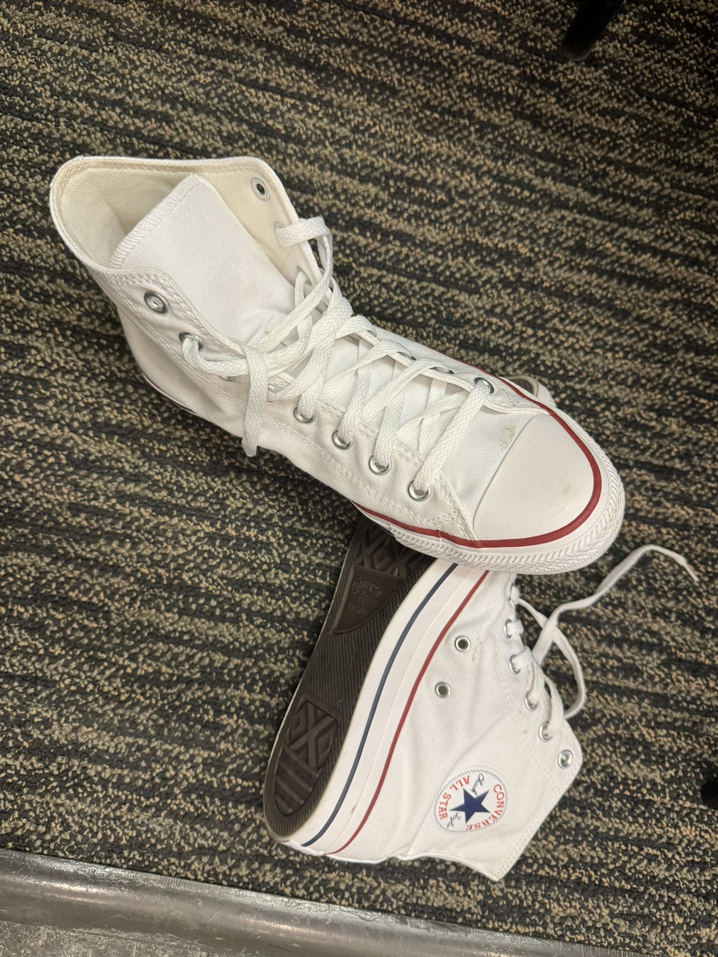 White Converse 