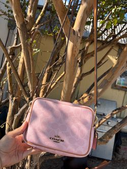 Coach Pink Signature Crossbody Bag