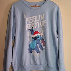 Womens Disney Stitch Sweater Size XL