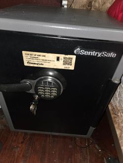 SentrySafe Digital Fireproof & Water-Resistant Safe with Keys & Tray