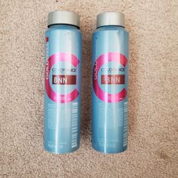 New 2psc. Goldwell Colorance Cover Plus Demi Permanent Hair Color 4.2 oz 8NN Light Blonde 