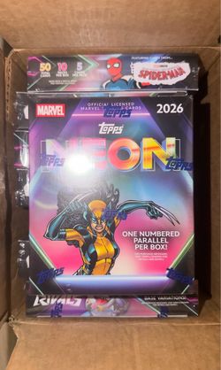 Topps Marvel Neon Mega Box 2026