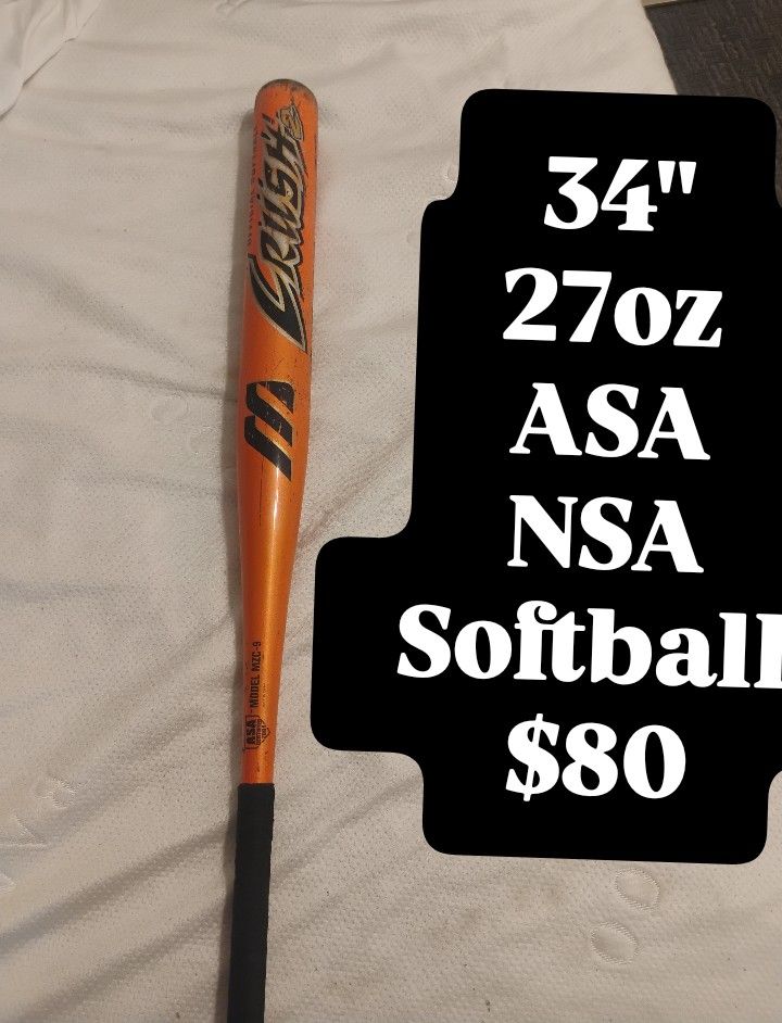 Mizuno Crush 2 Slow Pitch Softball Bat 34" 27oz