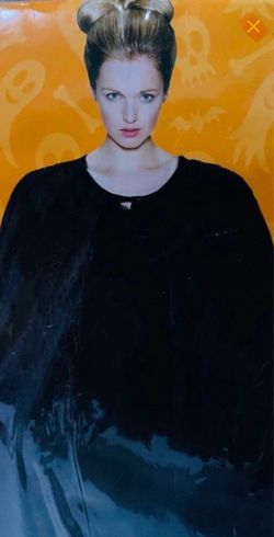Black Witch spider Halloween Cape Costume