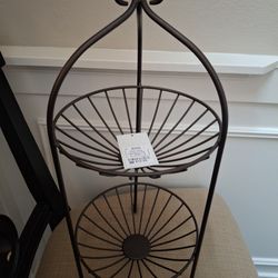2 Tier Fruit Basket  New 
