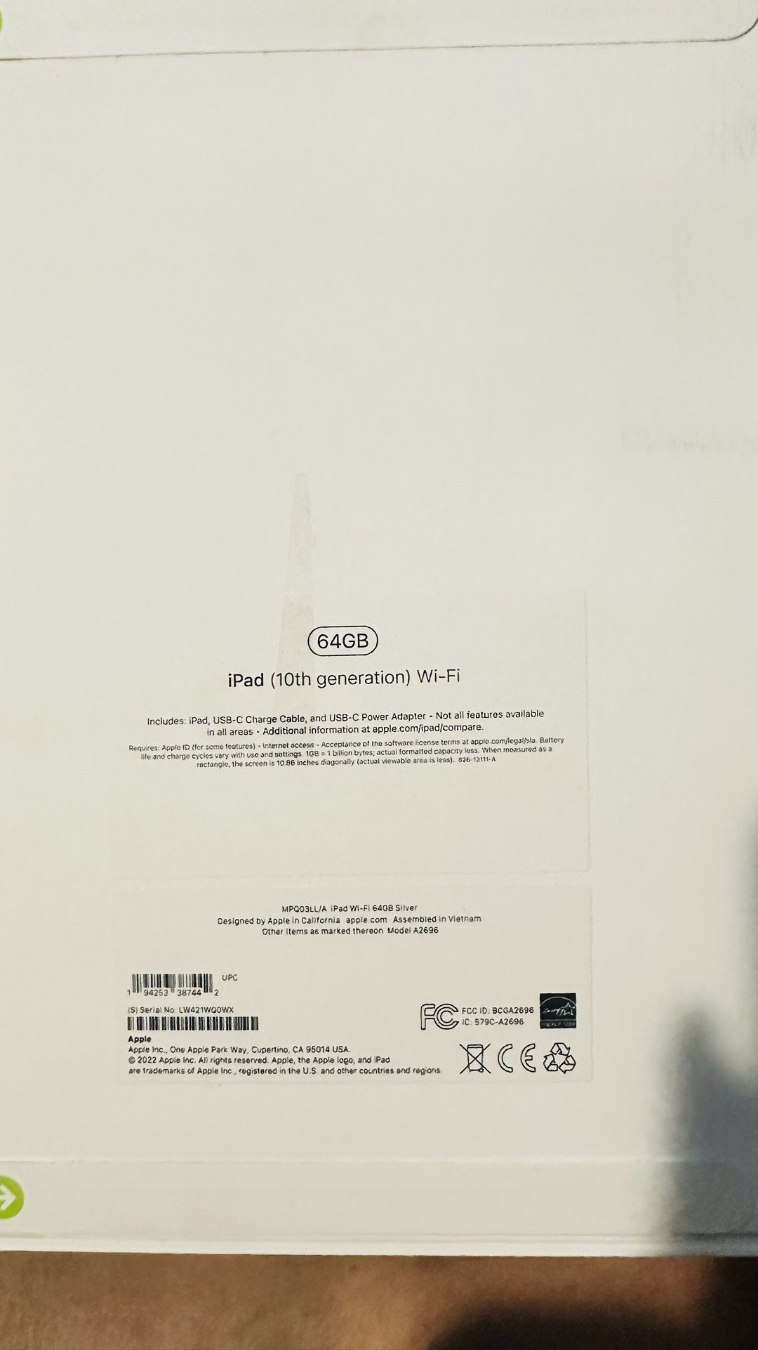 Apple IPAD 10th Generation