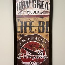 Airplane Themed Wall Decor 