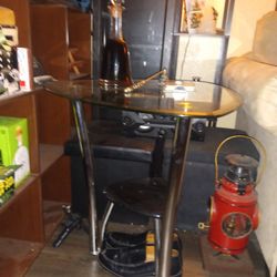 Glass End Table