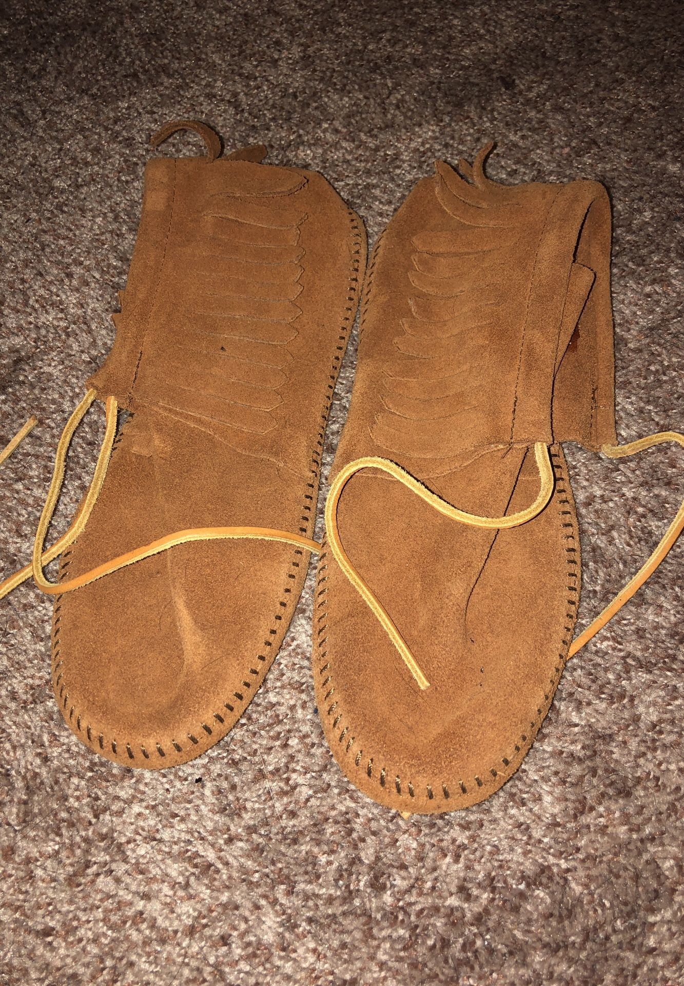 Genuine leather moccasins