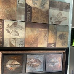 3 Piece decorative picture set 