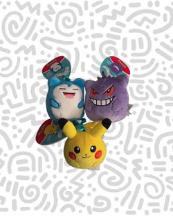 Pokémon Squishmallow Keychains
