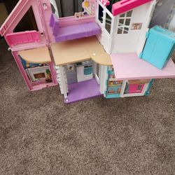 Barbie House, Dolls,Chelsea Trailer, And Everything Else