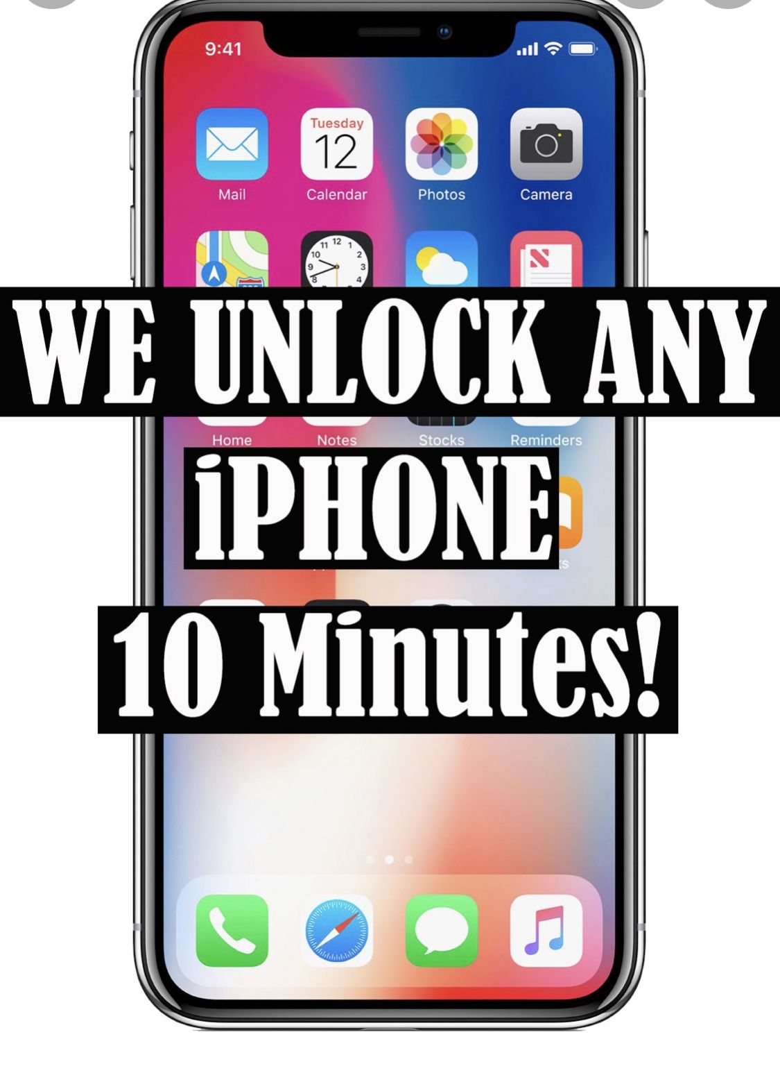 We Unlock Any iPhone(to Work On Any Carrier) $50-$100