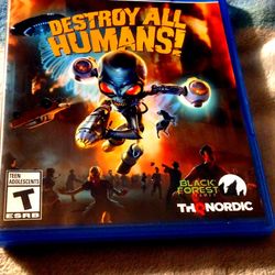 Destroy All Humans For Ps4