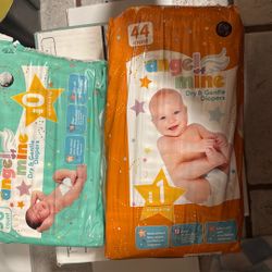 Angel Of Mine Dry And Gentle diapers 44ct And 36ct 