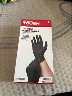 100 Pack Nitrile Gloves L