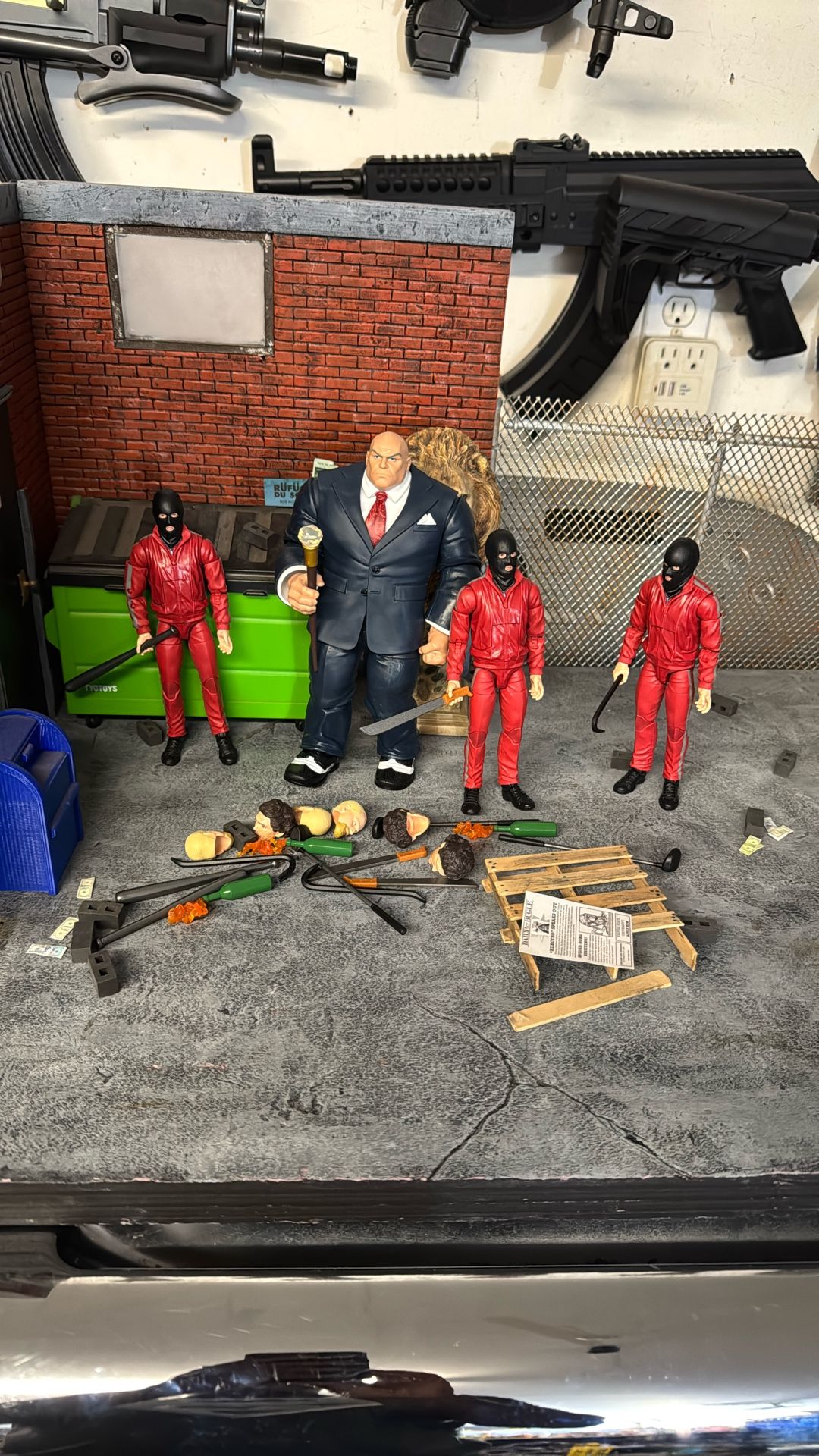 Marvel Legends Build A Figure (custom) Kingpin W/Tracksuit Mafia