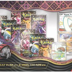 Paldean Fates Great Tusk & Iron Tread