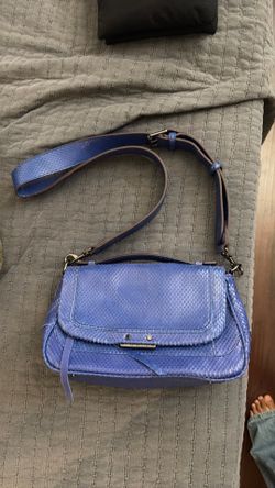 Aimee Kestenberg blue bag with matching wallet