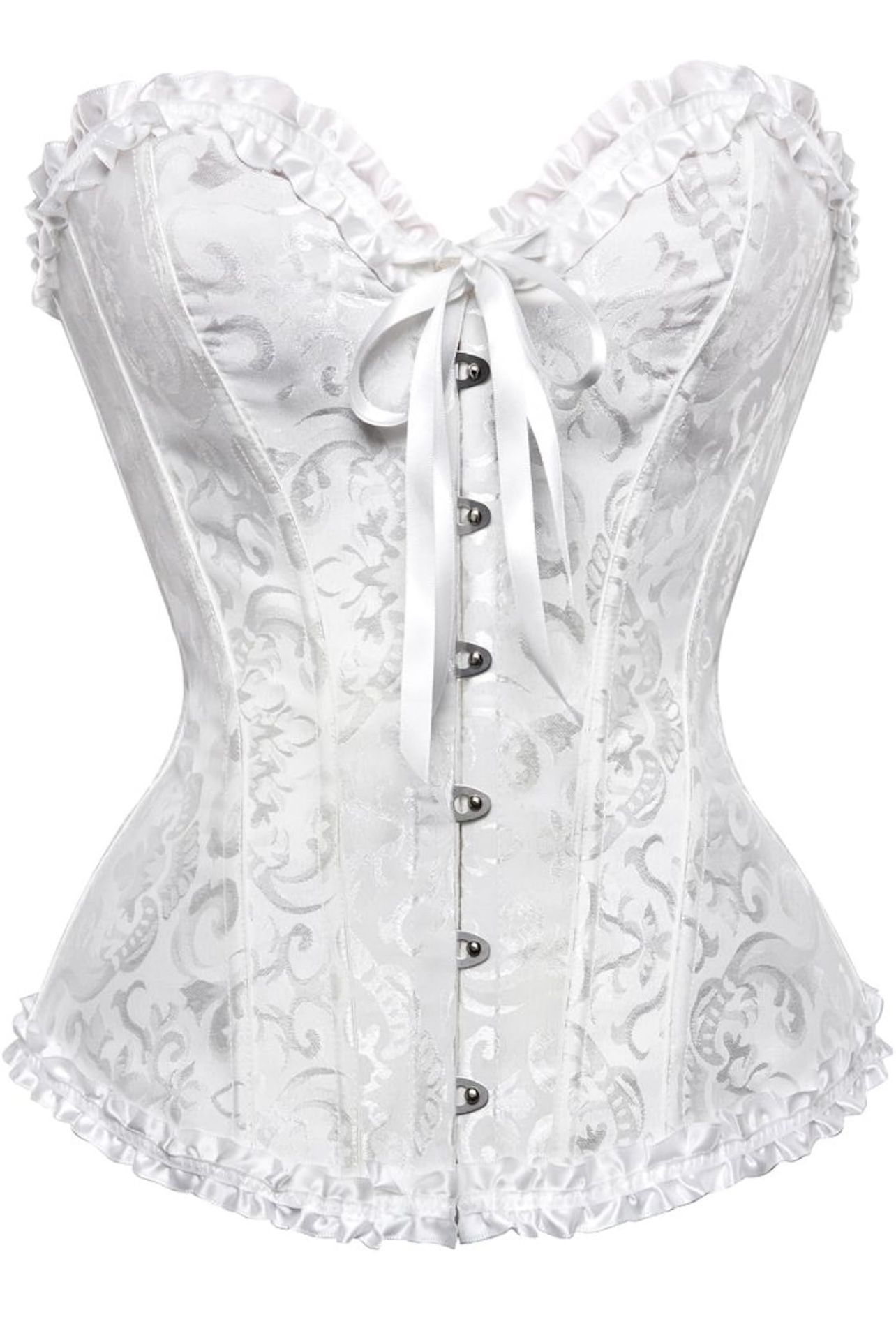 Sexy White Corset- Sizes XL-2XL -Perfect For Halloween