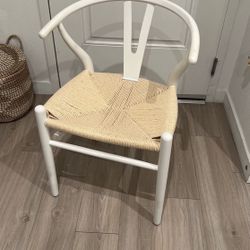White Wishbone Chair