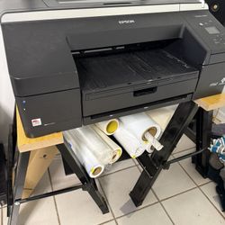 Epson Large format SCP5000 Printer With Ink Cartridges And Paper!