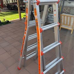 Little Giant Velocity 22 ft. H Aluminum Telescoping Multi-Position Ladder Type IA 300 lb. capacity