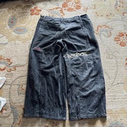 JNCO Men's Black and Grey Jeans(33569)11