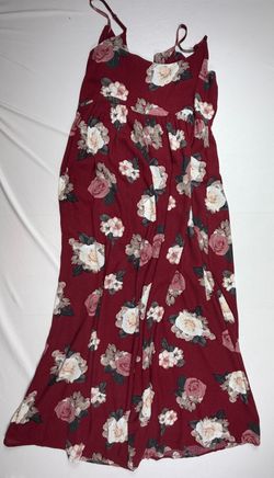Kori America Women's Floral Rayon Maxi Dress Size Small