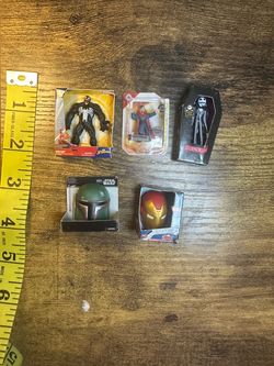 Mini Marvel Star Wars Disney Figure Lot of 5