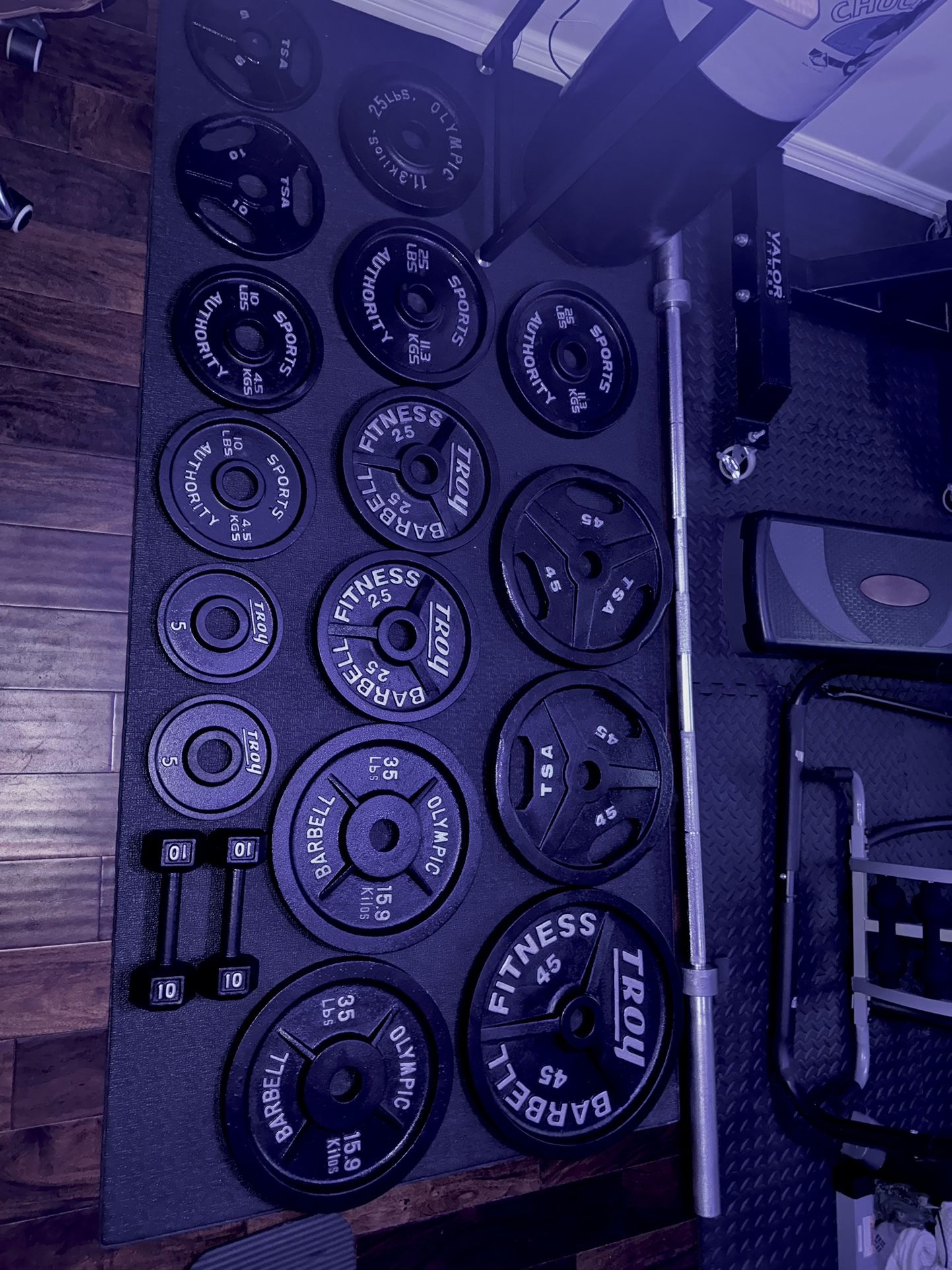 Weights, Bars, and Accessories