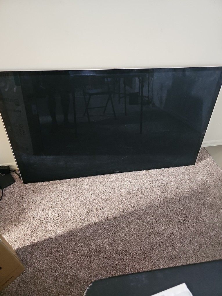 60in Panasonic Plasma TV W/ Camara