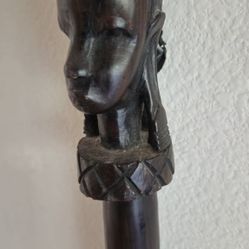 Antique African Hand Carved Spear