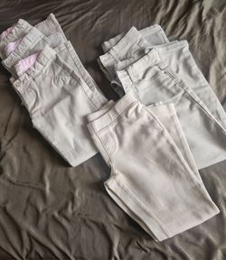 Girls khaki uniform pants