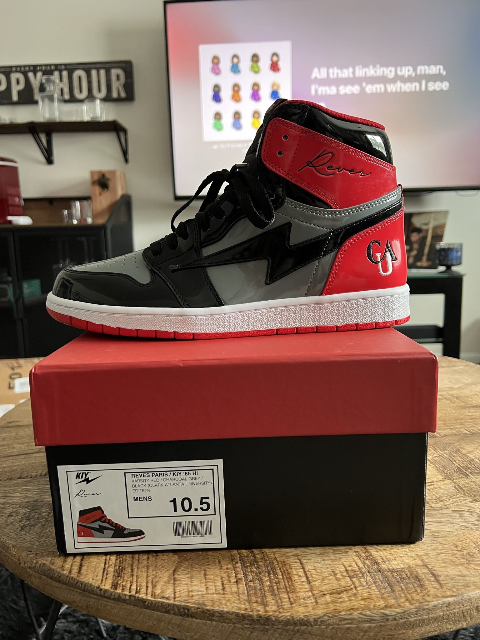 Air KIY x Reves Paris ‘85 High Clark Atlanta Sz. 10.5