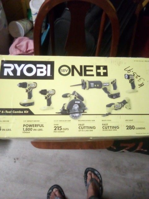 Ryobi 6-tool Combo Kit