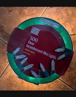 Home Accents Holiday 500 Clear Mini Lights