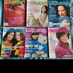 Lot Of 12 Family Circle Easy Knitting Pattern Magazines