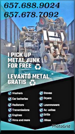 Metal Pick Up For Free
