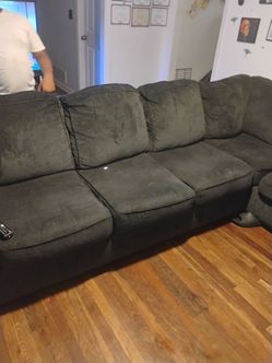 Sectional (Navy Blue)