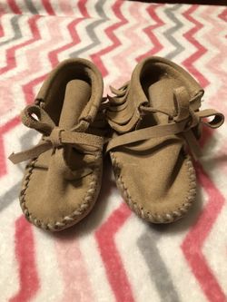 Baby moccasins for girl or boy