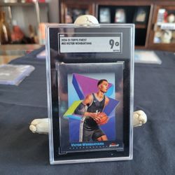 2024 Finest Victor Wembanyama #83 SGC 9 MINT
