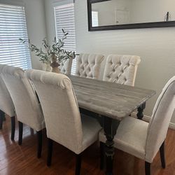 Dining Room Table and Chairs 