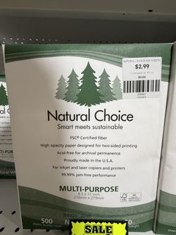 Natural Choice Multi-Purpose Copy Paper