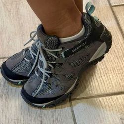 Merrell Yokota 2 Hiking Shoes Women’s Gray Trail Outdoor Sneakers Size 6.5W