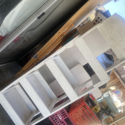 White Wood Display
