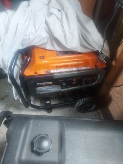 Generac eight thousand electric start new generator less than one hour
