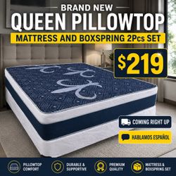 🇺🇸🇺🇸NEW QUEEN PILLOWTOP SET $219